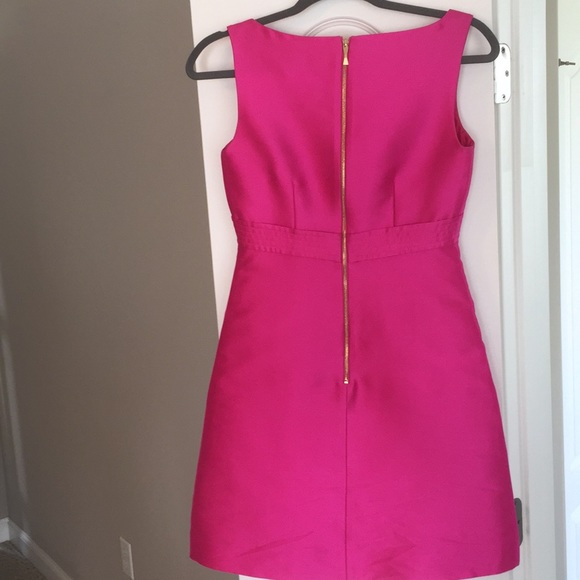 Beautiful Kate Spade dress. Hot pink. Size 0. - Picture 5 of 6